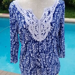 Peck & Peck knit top size M